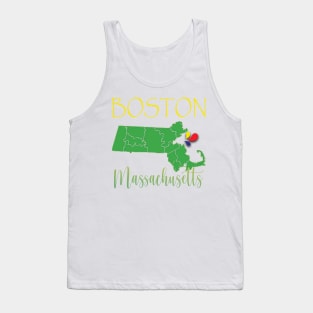 Boston Massachusetts Tank Top